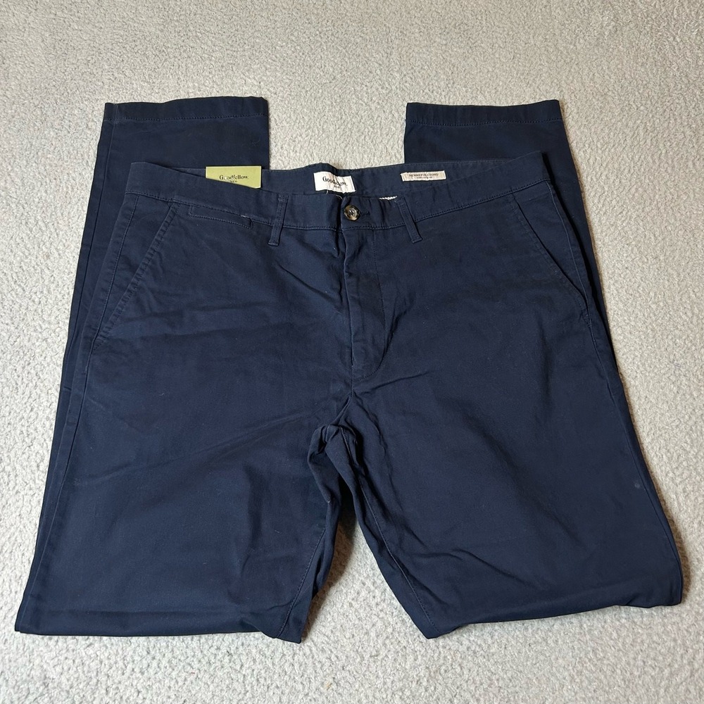 Goodfellow & Co. Pants Mens‎ 40x34  Straight Leg Hennepin Chino Pants Blue NEW